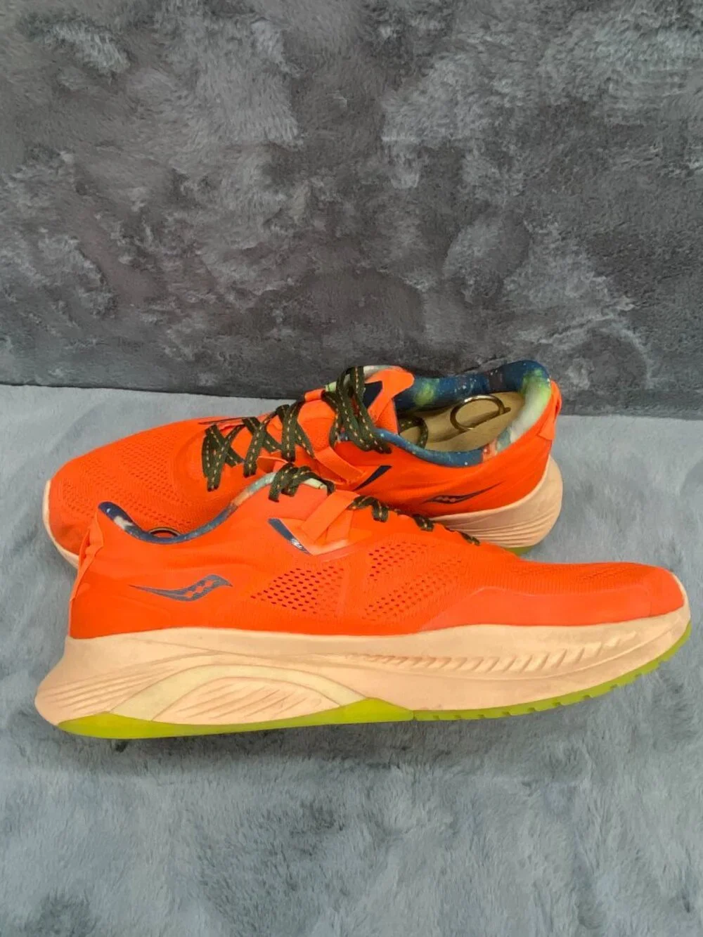 Saucony Guide 15 Running Shoes Men's 11.5 Orange Campfire Athletic Training
